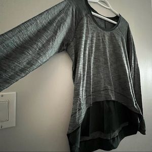 Pleated long-sleeve Lululemon shirt